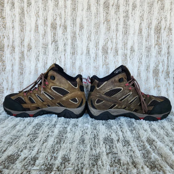 Merrell "Moab 2 Vent Mid Waterproof" Steel Toe Hiking Boot | Women's Size 9.5 - Picture 6 of 15